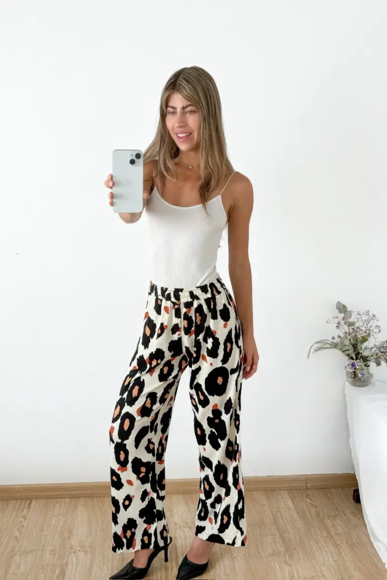 Pantalón Palazzo Estampado de Benka en Pantalones para argentina