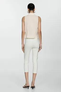 Blusa lazos sin mangas de Mango en Blusas para argentina
