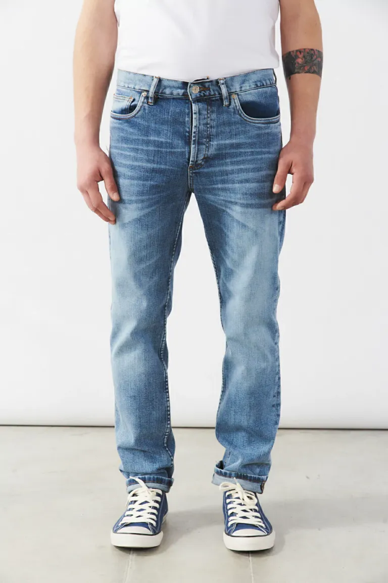 Pantalón de mezclilla de corte slim con detalles metálicos de Bensimon en Pantalones para argentina