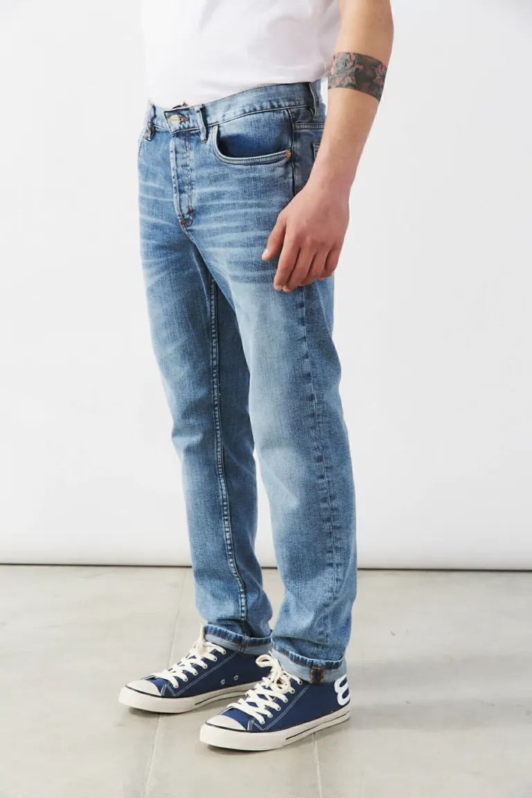 Pantalón de mezclilla de corte slim con detalles metálicos de Bensimon en Pantalones para argentina