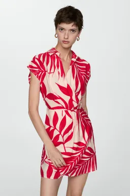 Vestido cruzado estampado de Mango en Vestidos para argentina