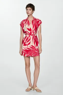Vestido cruzado estampado de Mango en Vestidos para argentina