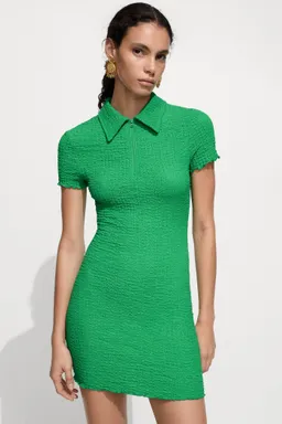 Vestido polo texturizado de Mango en Vestidos para argentina