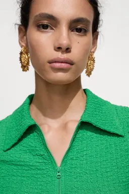 Vestido polo texturizado de Mango en Vestidos para argentina