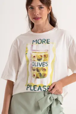 Remera more olives please de Gloria Y Paz en Remeras para argentina