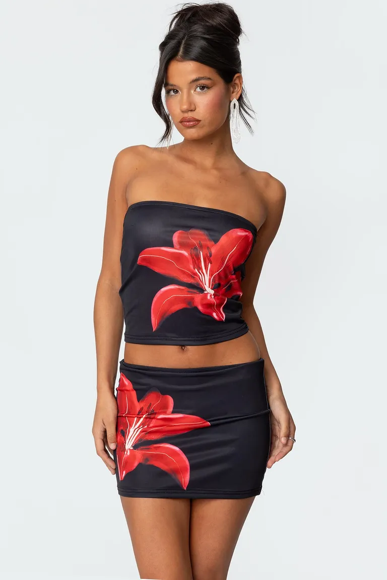 Top tubo tiger blossom de Edikted en Tops para argentina
