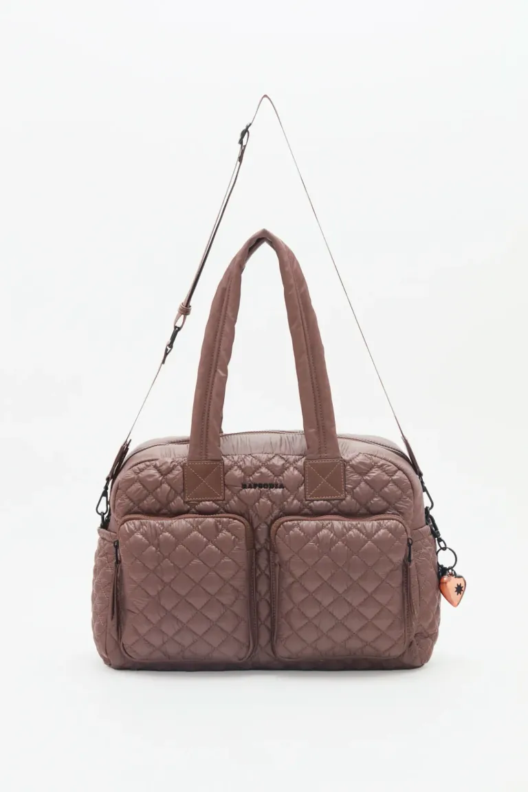Bolso matelassé con compartimentos y correa desmontable - Versatilidad y estilo de Rapsodia en Bolsos y Carteras para argentina