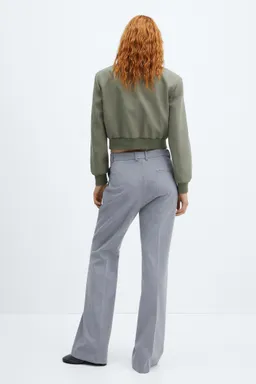 Chaqueta bomber con hombreras de Mango en Chaquetas para argentina
