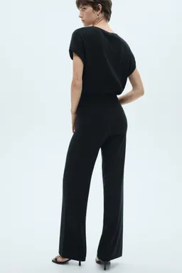 Pantalón wideleg punto fino de Mango en Pantalones para argentina