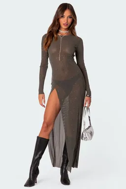Maxivestido glitter de Edikted en Vestidos para argentina