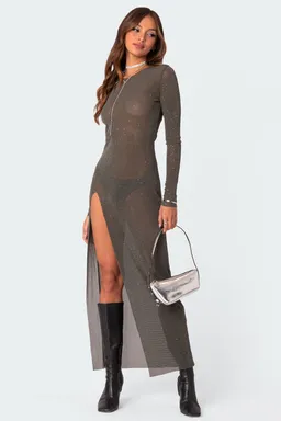 Maxivestido glitter de Edikted en Vestidos para argentina
