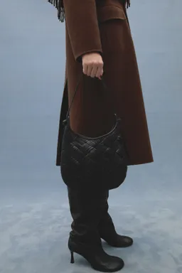 Bolso cuero trenzado de Mango en Bolsos y Carteras para argentina