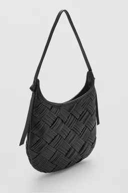 Bolso cuero trenzado de Mango en Bolsos y Carteras para argentina