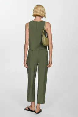Pantalón recto modal de Mango en Pantalones para argentina