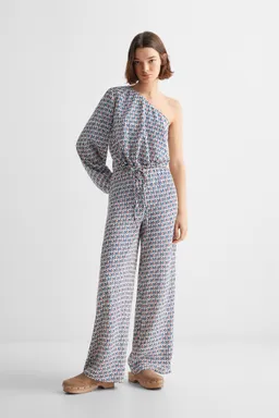Pantalón estampado corte recto de Mango Teen en Pantalones para argentina