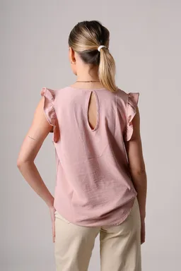 Musculosa con volados de Yasana en Tops para argentina