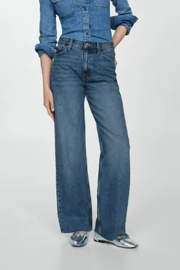 Jeans wideleg tiro alto de Mango en Pantalones para argentina