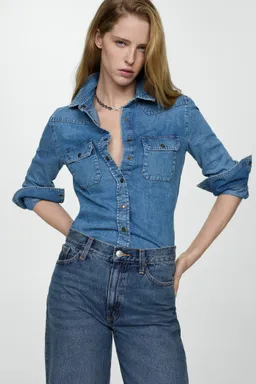 Jeans wideleg tiro alto de Mango en Pantalones para argentina