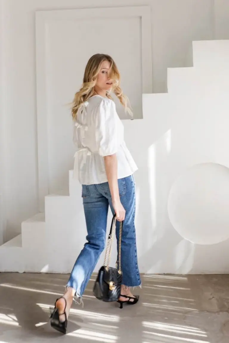 Blusa Elegante Anudada de Hesed en Blusas para argentina