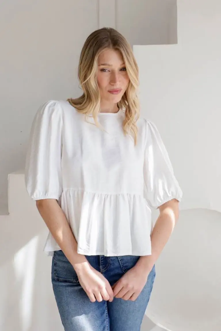 Blusa Elegante Anudada de Hesed en Blusas para argentina