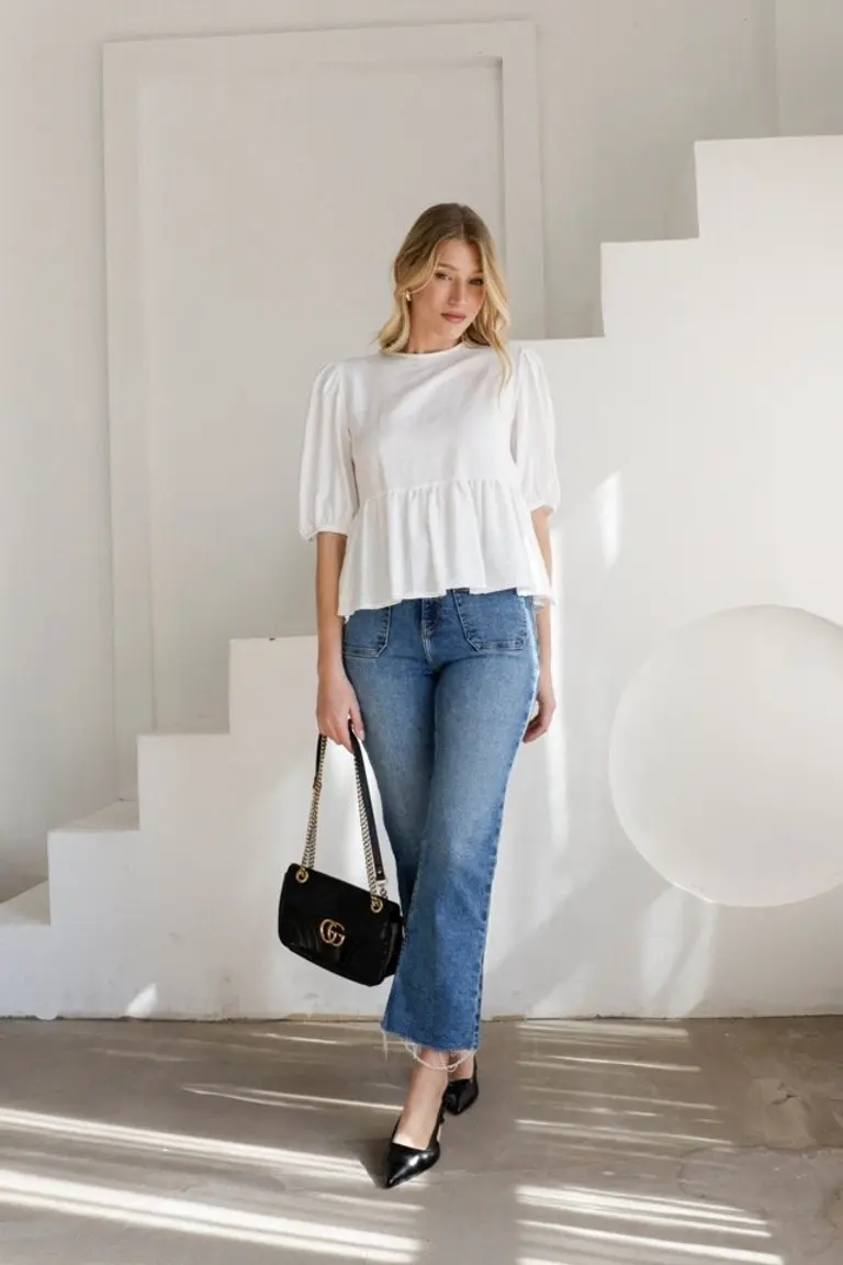 Blusa Elegante Anudada de Hesed en Blusas para argentina