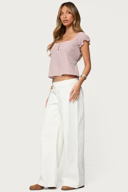 Top babydoll rayas rhory de Edikted en Tops para argentina