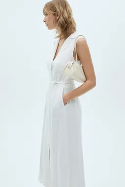 Vestido camisero lino de Mango en Vestidos para argentina