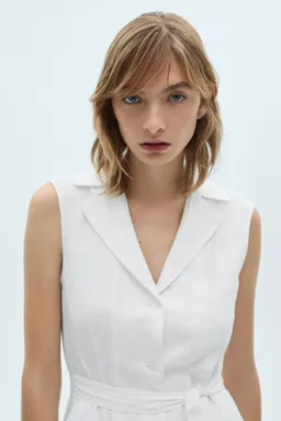 Vestido camisero lino de Mango en Vestidos para argentina