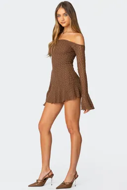 Mini vestido texturizado mya de Edikted en Vestidos para argentina
