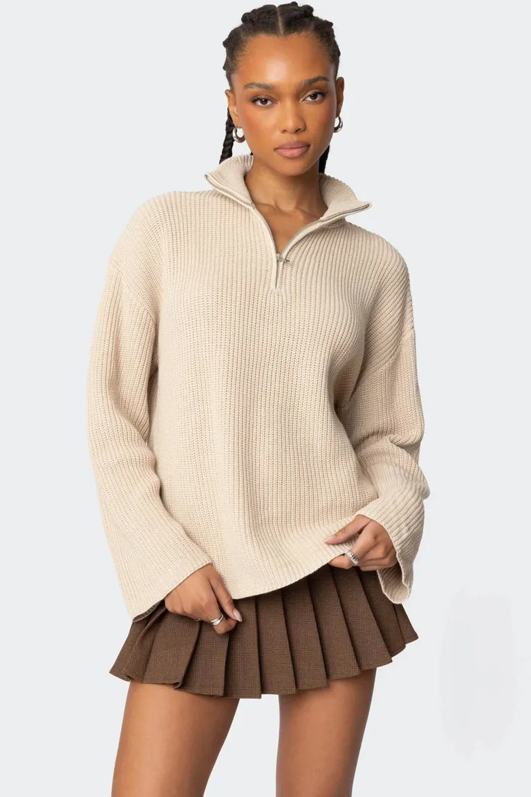Sweater cierre oversize amour de Edikted en Buzos y Sweaters para argentina