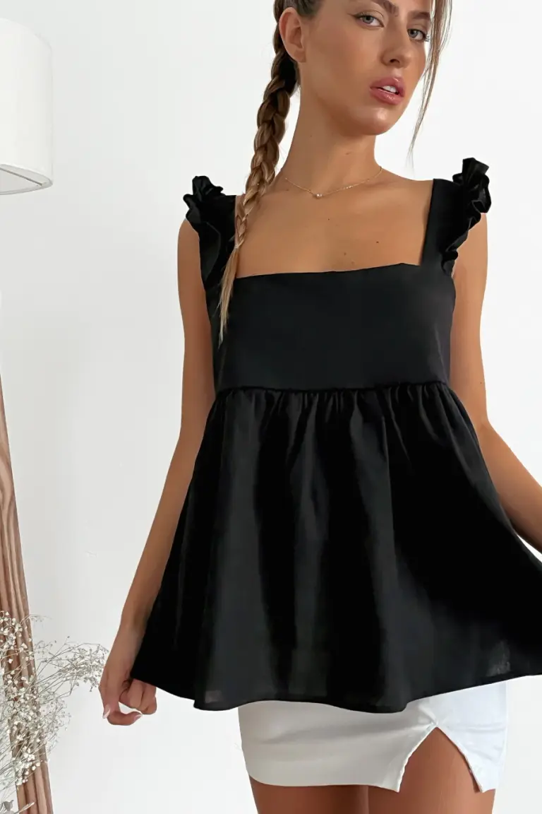Blusa con Volados de Benka en Blusas para argentina