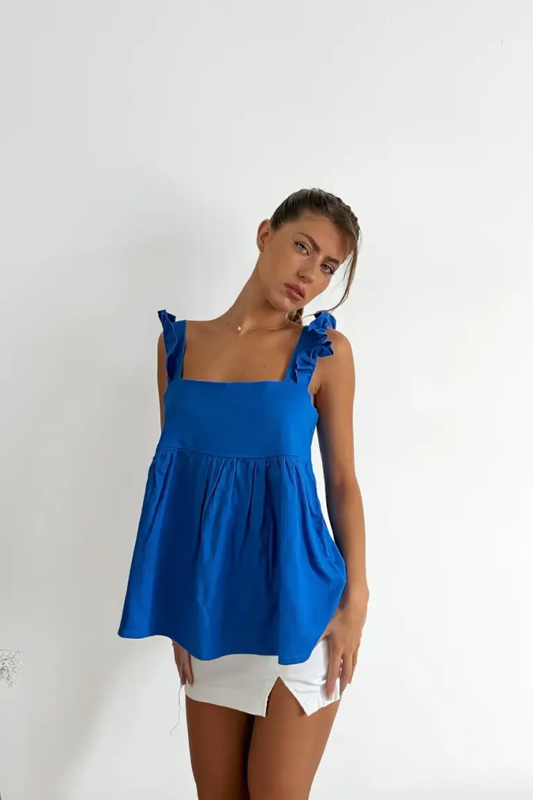 Blusa con Volados de Benka en Blusas para argentina