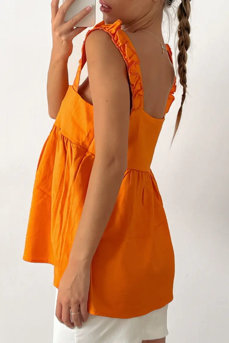Blusa con Volados de Benka en Blusas para argentina