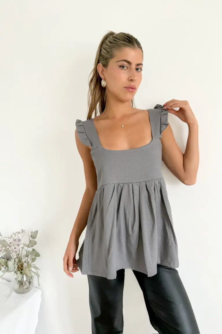 Blusa con Volados de Benka en Blusas para argentina
