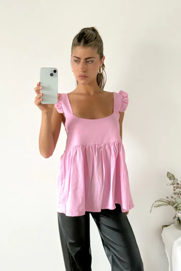 Blusa con Volados de Benka en Blusas para argentina