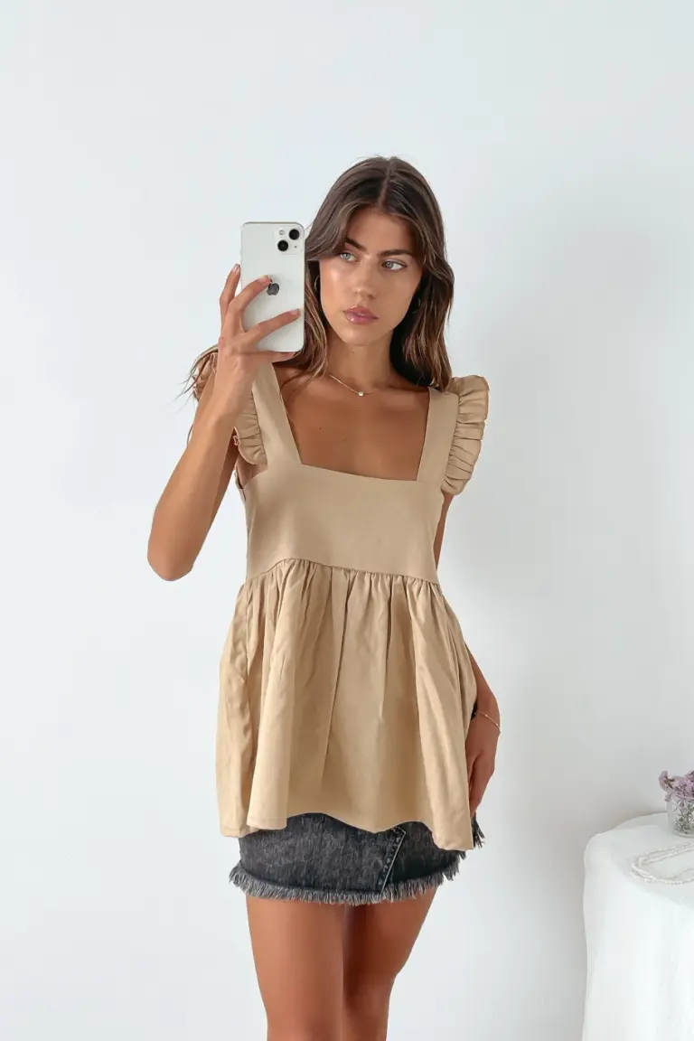 Blusa con Volados de Benka en Blusas para argentina