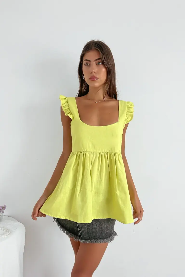 Blusa con Volados de Benka en Blusas para argentina