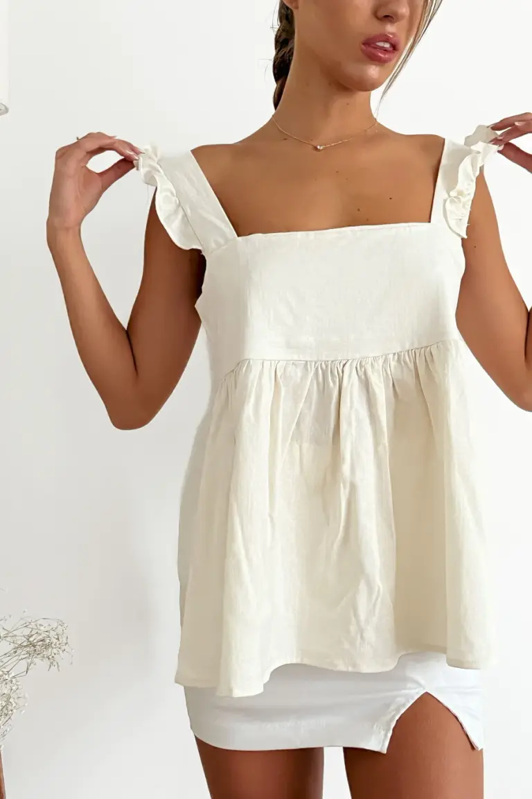 Blusa con Volados de Benka en Blusas para argentina
