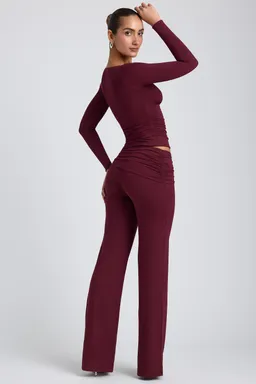 Pantalón modal pierna recta de Oh Polly en Pantalones para argentina