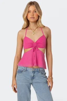 Top halter malla cutout de Edikted en Tops para argentina