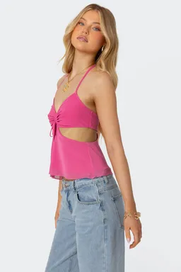 Top halter malla cutout de Edikted en Tops para argentina