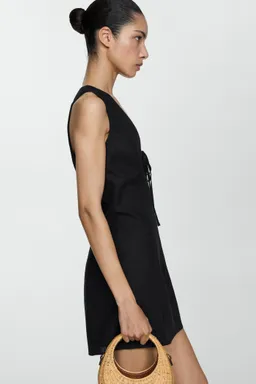 Vestido corto lino de Mango en Vestidos para argentina