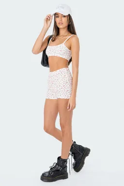Crop top nido de abeja primrose de Edikted en Tops para argentina