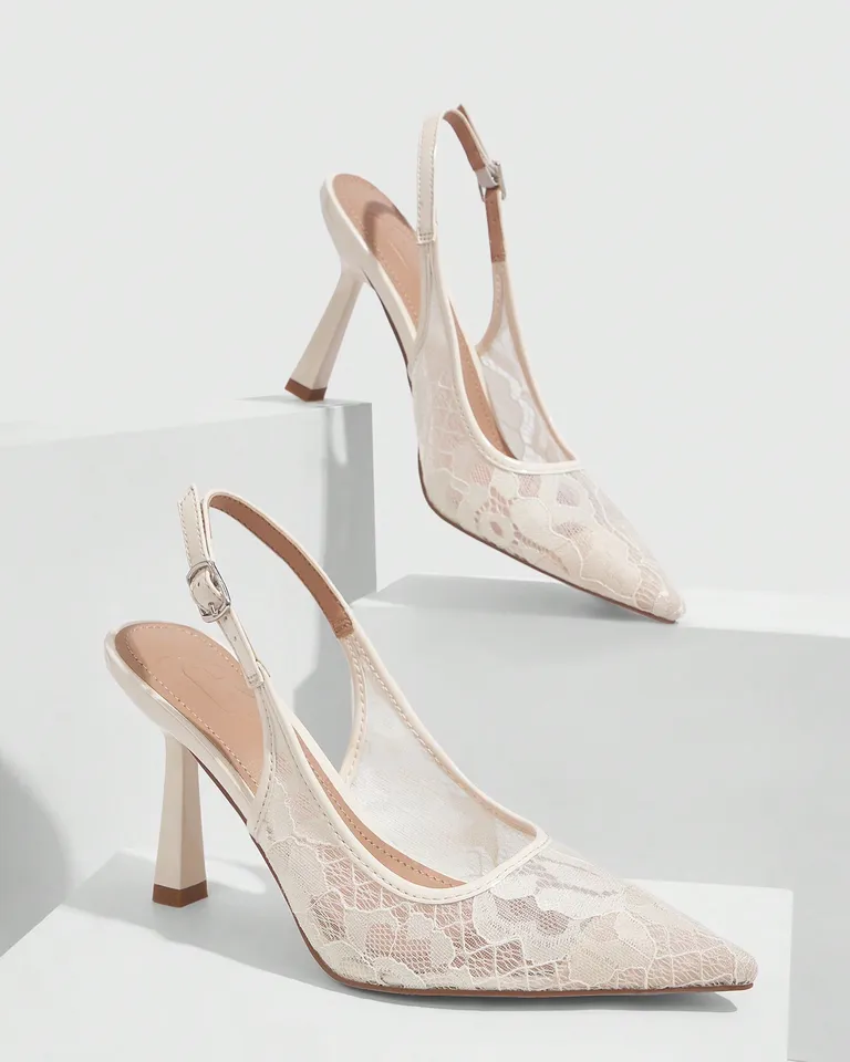 Tacones encaje elegantes y sexys de Cuccoo en Zapatos con Tacos para argentina