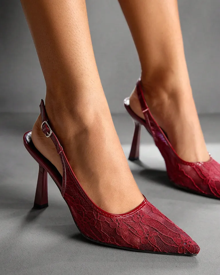 Tacones encaje elegantes y sexys de Cuccoo en Zapatos con Tacos para argentina