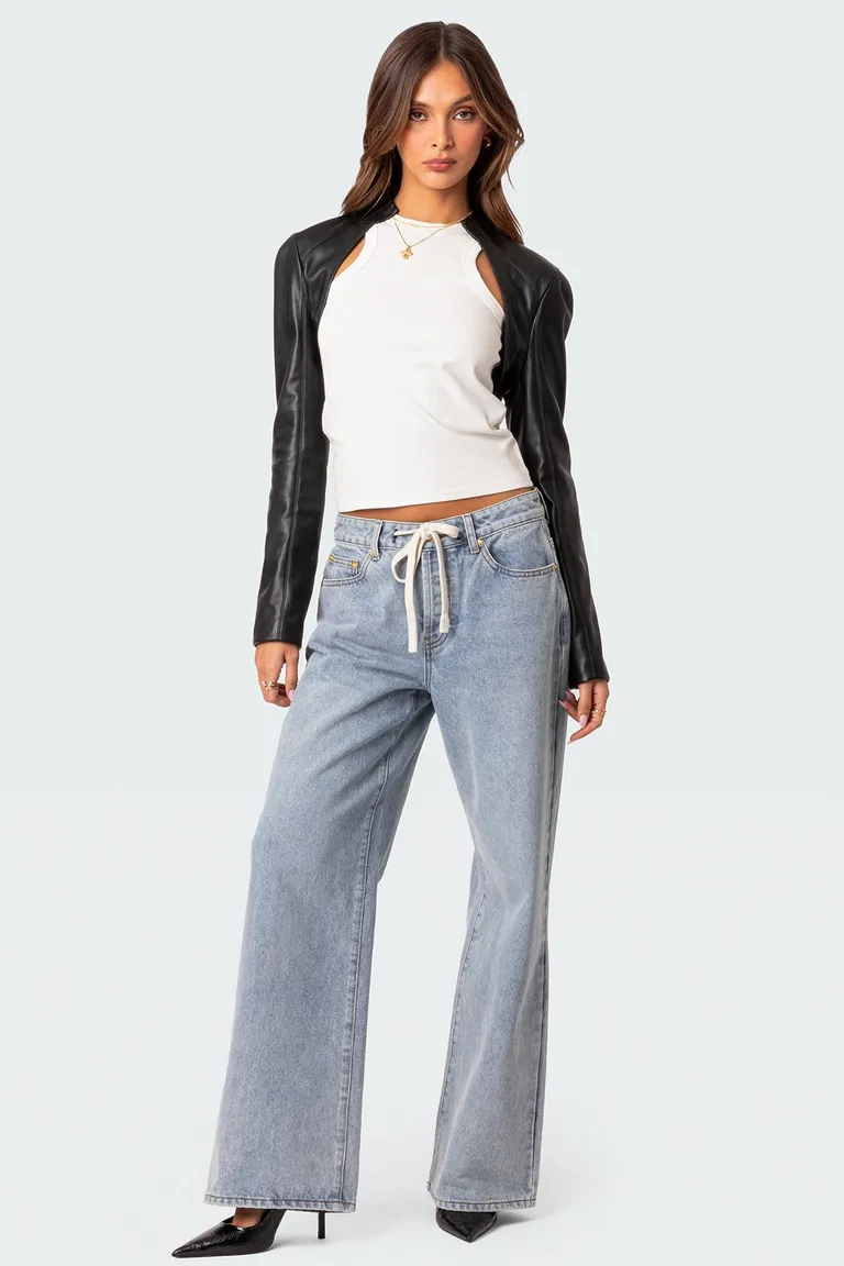 Jeans oversized tiro bajo de Edikted en Pantalones para argentina