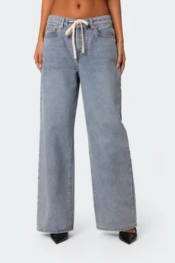 Jeans oversized tiro bajo de Edikted en Pantalones para argentina