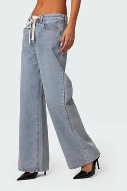 Jeans oversized tiro bajo de Edikted en Pantalones para argentina