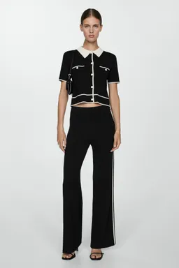 Pantalón punto rayado de Mango en Pantalones para argentina