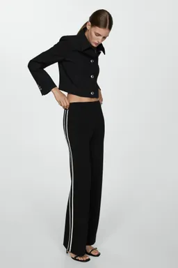 Pantalón punto rayado de Mango en Pantalones para argentina